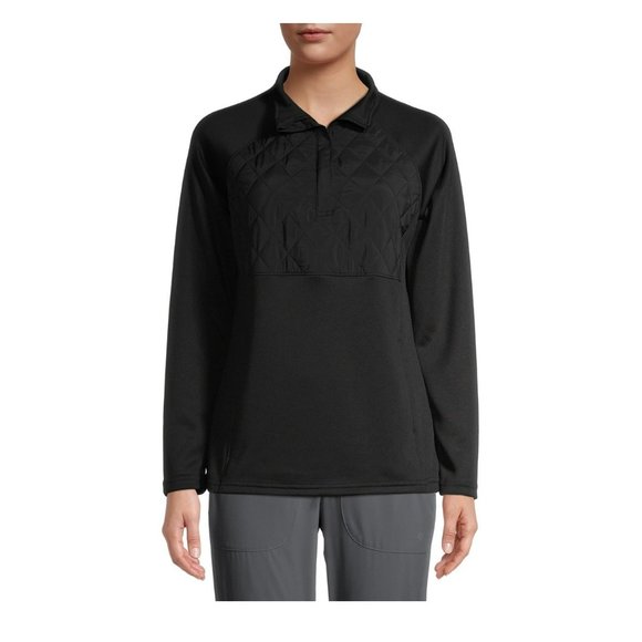 Avia Women's Active Workout Moisture Wicking Quilted 1/4 Zip Pullover SZ Small - Picture 2 of 6